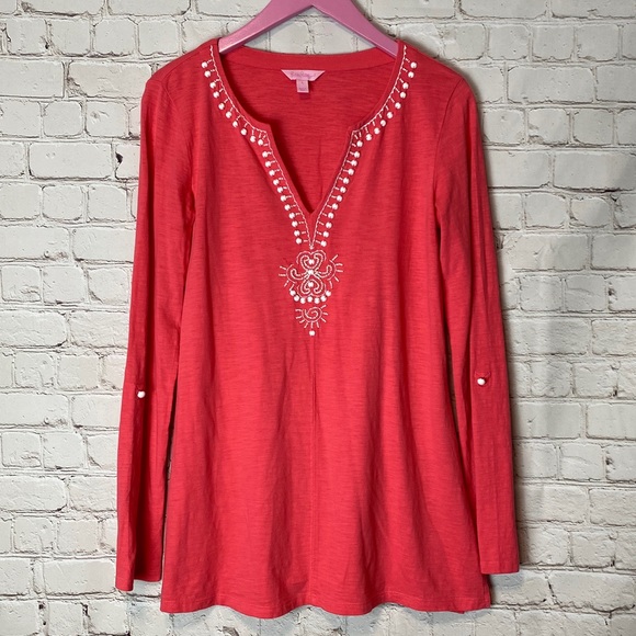 EUC Lilly Pulitzer Eliana Long Sleeve Tunic - Picture 5 of 12